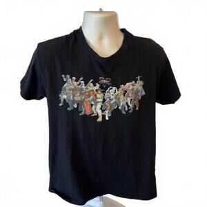 Street Fighter Black Men's T-Shirt SIZE LARGE BAISCO BRANDS‎